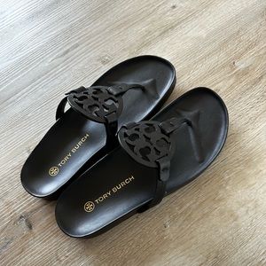 Black Miller Cloud Sandals